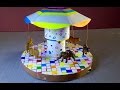 how to make a carousel amusement ride for kids by crazyartline