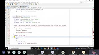 bounded buffer and deadlock