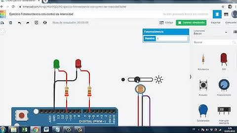 Ejercicio 7 Fotorresistencia y control de Intensidad de Leds ARDUINO!
