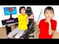 Disconnecting Internet Prank HACK on Me Playing Fortnite! (Little Brother)