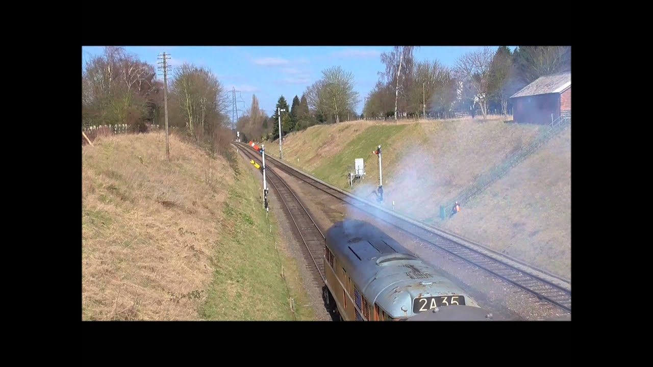 Class 31 D5830 Mega Thrash & clag Departure from Quorn & Woodhouse 20/3/2016