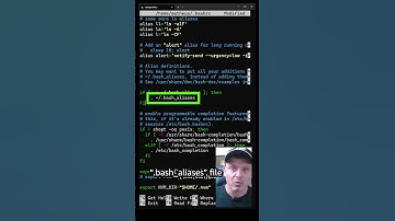 Mastering Bash P3 - Refactoring Aliases