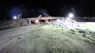 1100 South and I-15 Bridge Demolition Time-Lapse