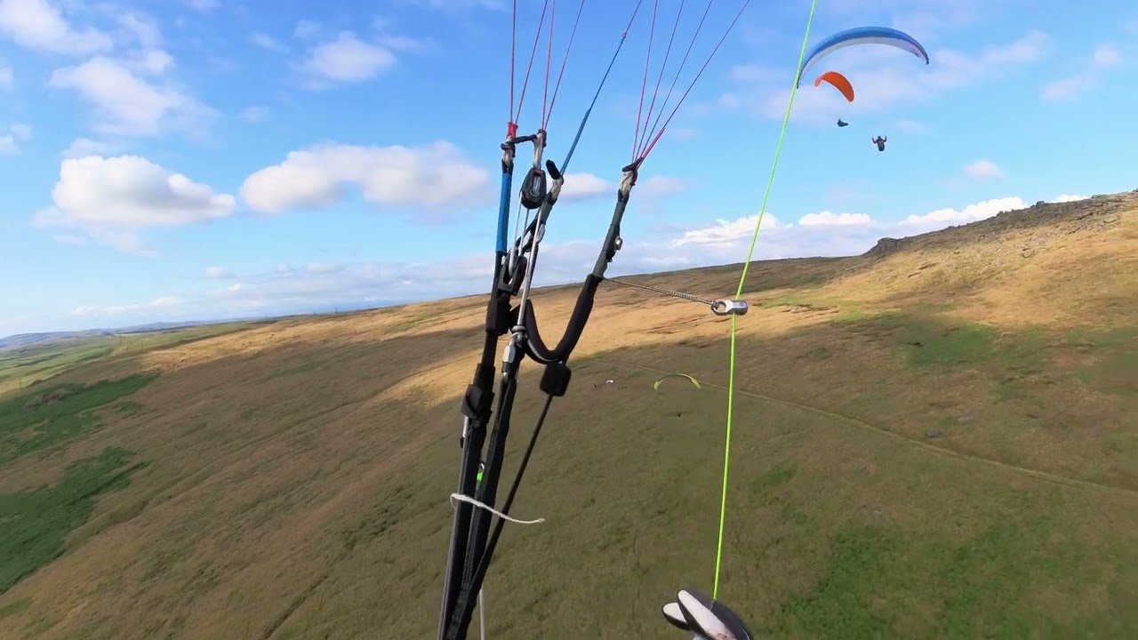 insta360 RS 4k paragliding (4k 16.3 )