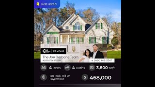 Check out my new listing Address: 180 Rock Hill Dr Fayetteville Check out my new listing Address: 180 Rock Hill Dr Fayetteville
