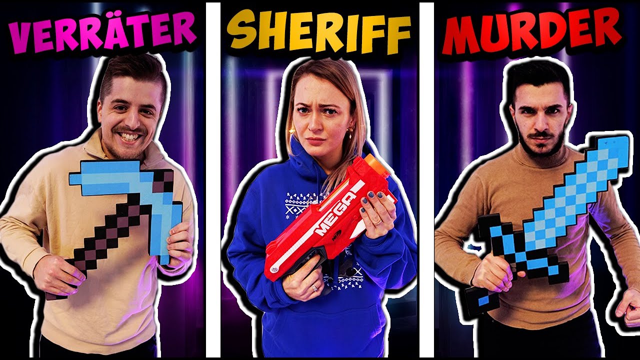REAL LIFE MURDER MYSTERY ABER NACHTS! Kann uns der Sheriff Nachts retten? Spiel mit mir Challenge