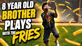8 YEAR OLD BROTHER HELPS THE RALLY FRIES 12U TEAM! | Team Rally Fries (12U Spring Season) #42