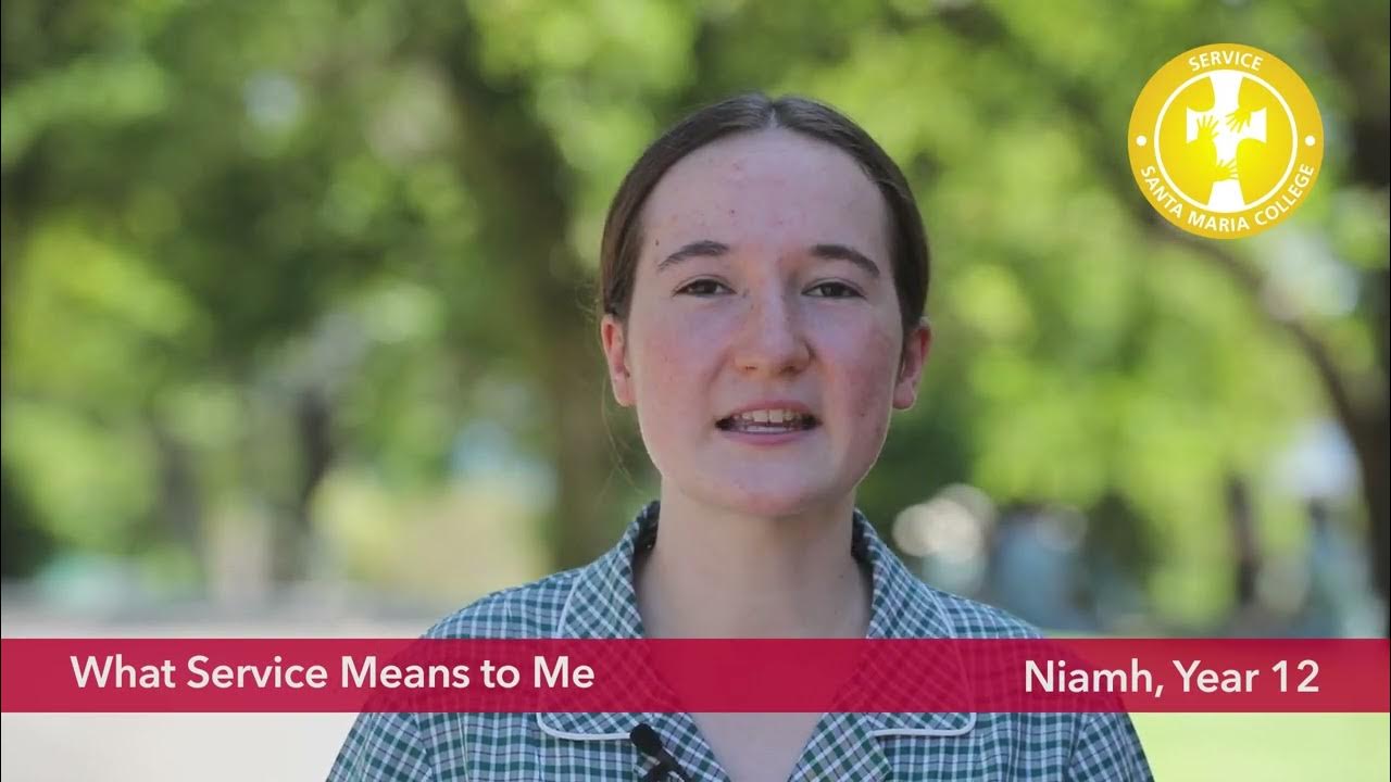 What Service Means to Me Niamh YouTube
