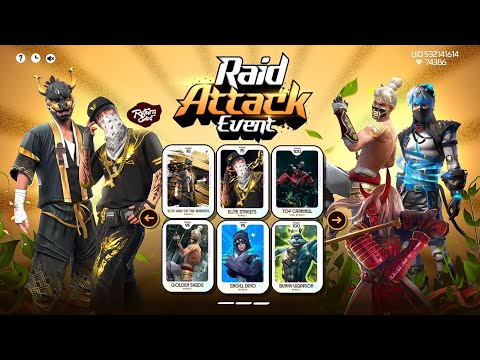 Ob53 100% New Reid Attack Event Update | New Event Free Fire Bangladesh Server | Free Fire New Event