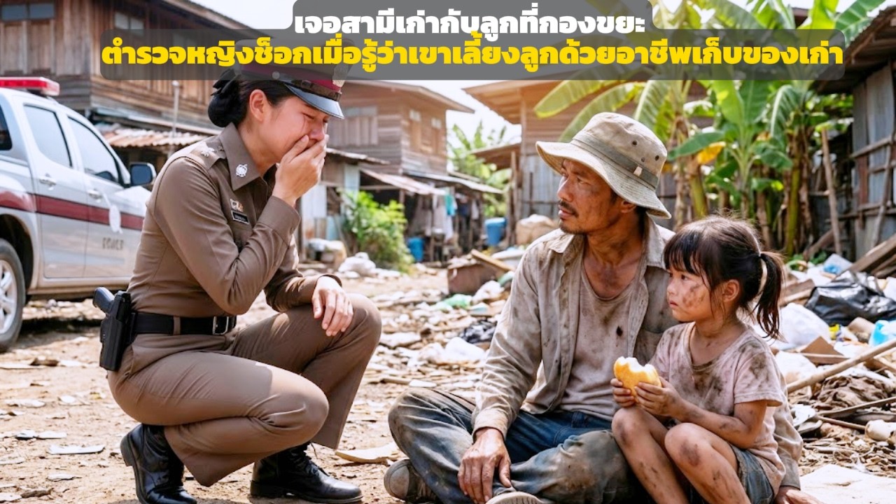ตำรวจหญิงพบอดีตสามีกับลูกที่กองขยะ เห็นเขาเลี้ยงลูกด้วยการเก็บของเก่า | เรื่องบ้านเรา