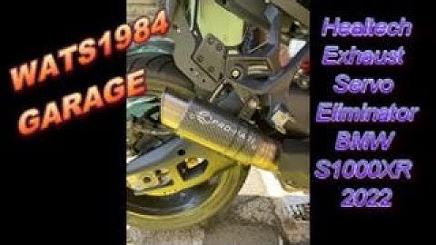 S1000XR 2022 Exhaust Servo Eliminator