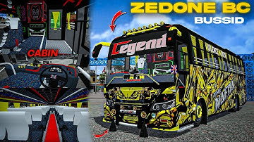 Bussid new ZEDONE NON BC BUS MOD FOR Bus Simulator Indonesia II RELEASED II GAMING OJ II #bussidmod