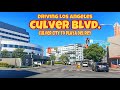 Driving Los Angeles Culver Blvd. Culver City to Playa Del Rey
