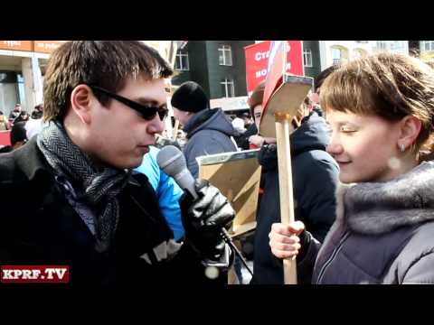 Купленный митинг за снос исторического здания Пассажа