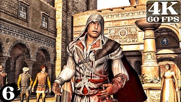 Assassinate Uberto & Escape Florence – Assassin’s Creed 2 Gameplay Walkthrough | 4K 60FPS – Part 6