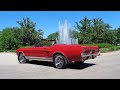 THE PROJECT ! 1967 Ford Mustang GTA GT Convertible in Red & Ride on My Car Story with Lou Costabile