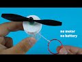 How To Make a Mini Hand Fan Without Motor And Battery