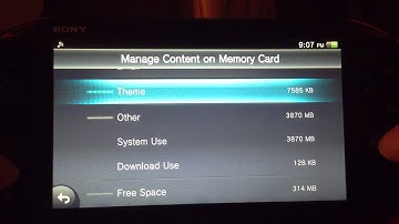 How do you delete system use on psvita?