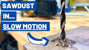 Woodworking...but in Slow Motion // Drilling, Dust Extracting, Jigging!