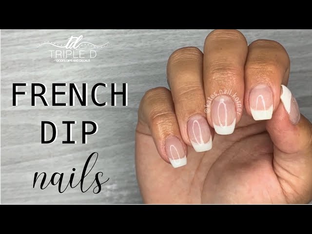 French Dip Nails | How to Apply A Dip Powder French Mani | DipWell