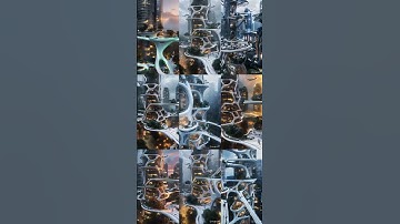 BTS , futuristic Sky Garden Towers 🌆 | Zaha Hadid-Inspired AI City #AIArchitecture #Shorts