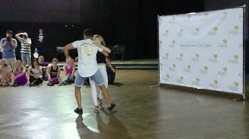 Julia Kristin Johann & Tiago Moraes Pamplona Martins. Zouk Demo. Ukrainian Zouk Carnival 2019