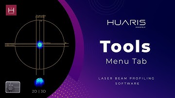 Huaris laser beam profiling Software Tutorial: Tools for laser beam characterization