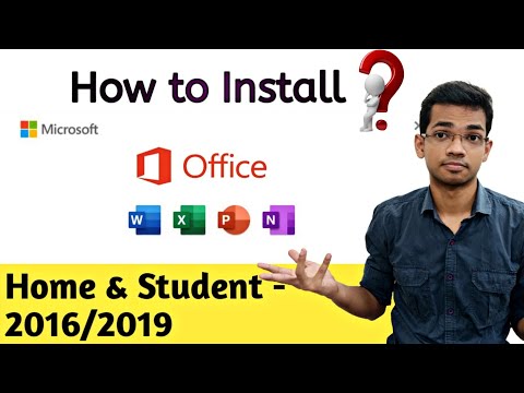 How to Install MS Office after Format | Office Home & Student-2016,2019 | HINDI