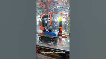 high temp enclosure, 3d printing, nearing completion.