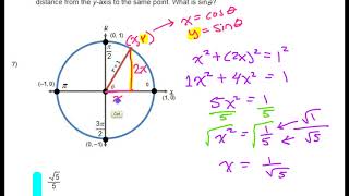 Day 11 Review (7) Using the Unit Circle to Solve Problems