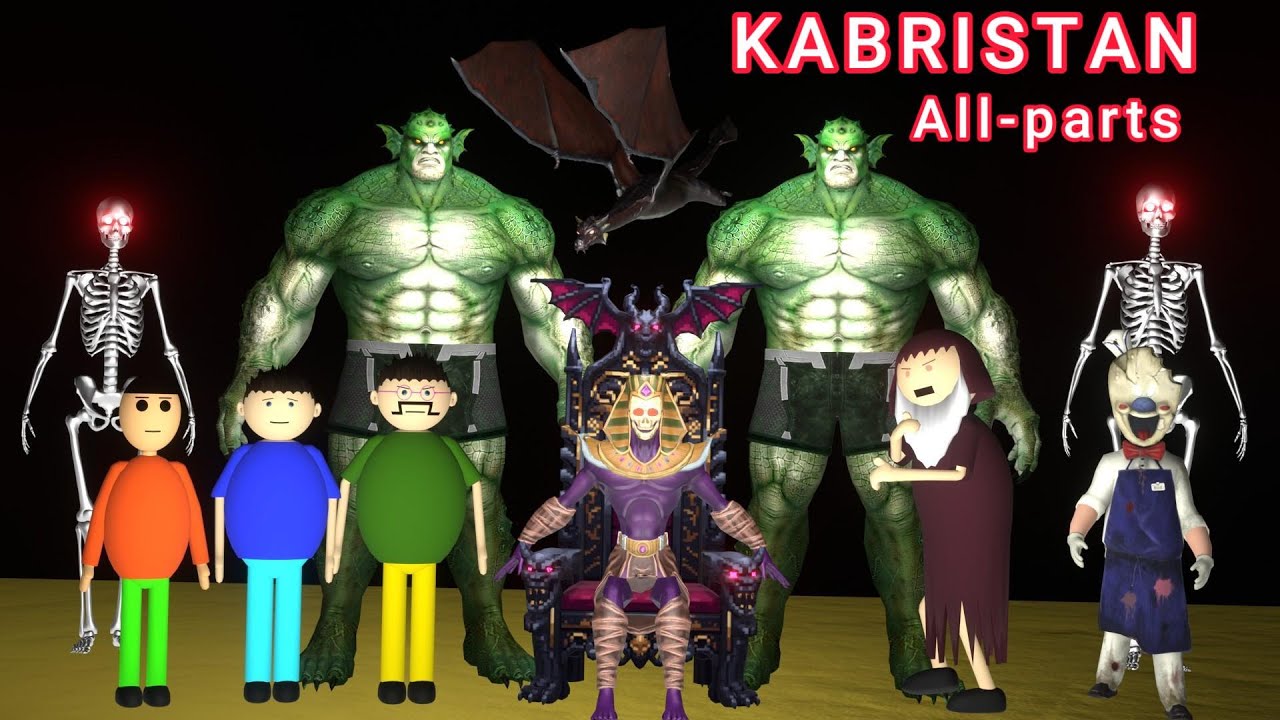 KABRISTAN ALL- Parts | MAKE JOKE HORROR CARTOON | MAKE JOKE HORROR