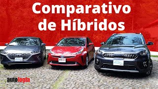 Toyota Prius vs Hyundai Ioniq vs Kia Niro  Comparativo  Desafiando al líder