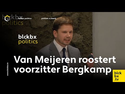 Van Meijeren roostert Bergkamp. Liet zich manipuleren door regering om Baudet het woord te ontnemen Van Meijeren roostert Bergkamp. Liet zich manipuleren door regering om Baudet het woord te ontnemen