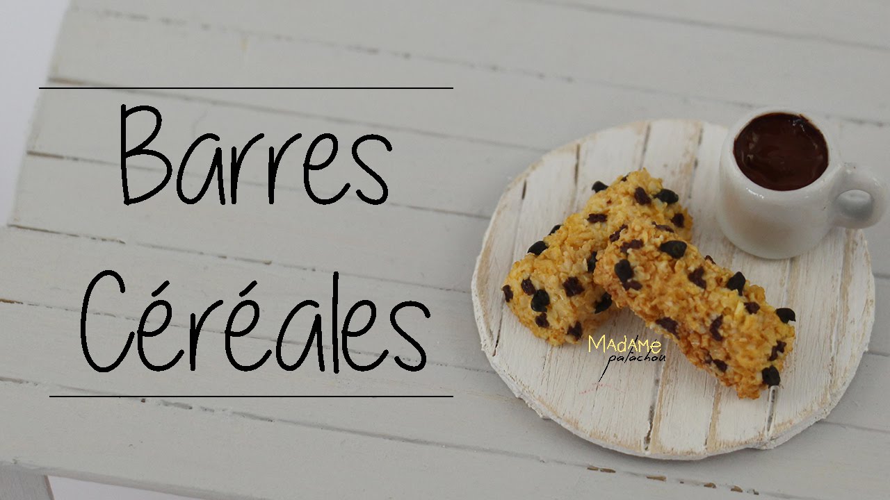 Barres Céréales / Cereal Bars (Tuto Fimo / Polymer Clay Tutorial)