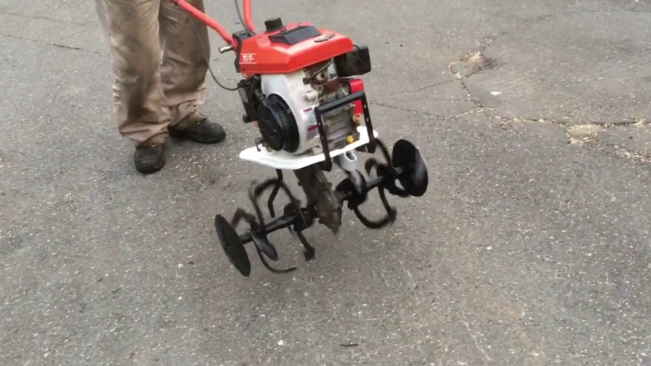 ヤンマー 耕運機 NEW マイティラー MT310 使ってみました - YouTube