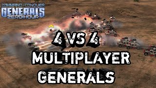 Multiplayer online 4x4 Generals Zero Hour