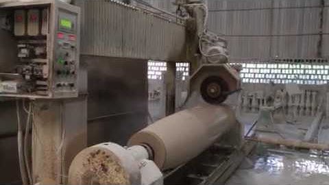 Automatic stoneturning lathe for marble granite travertine #balustrade #pillars #architecture #balls