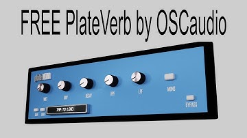 FREE FOR LIMITED TIME PlateVerb by OSC audio