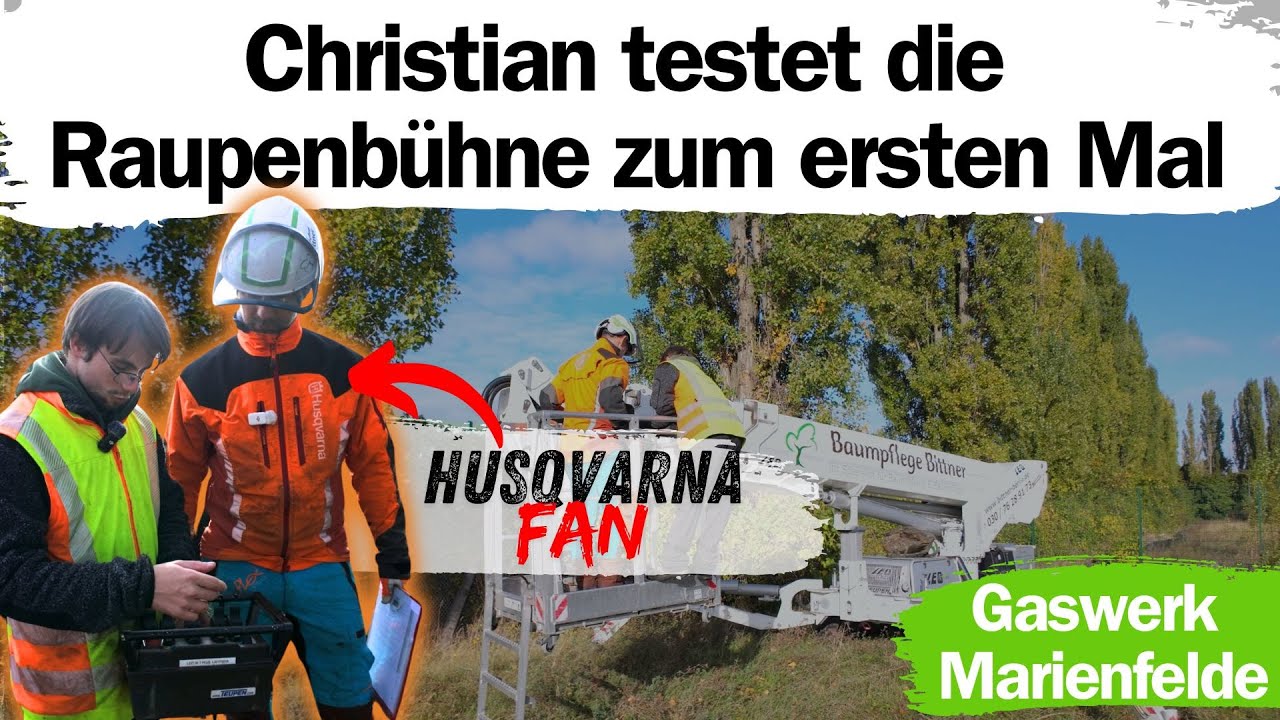 Mit der Raupenbühne am Gaswerk – Totholzpflege & Fällungen 🌲🚜 | Praktische Tipps und Tricks