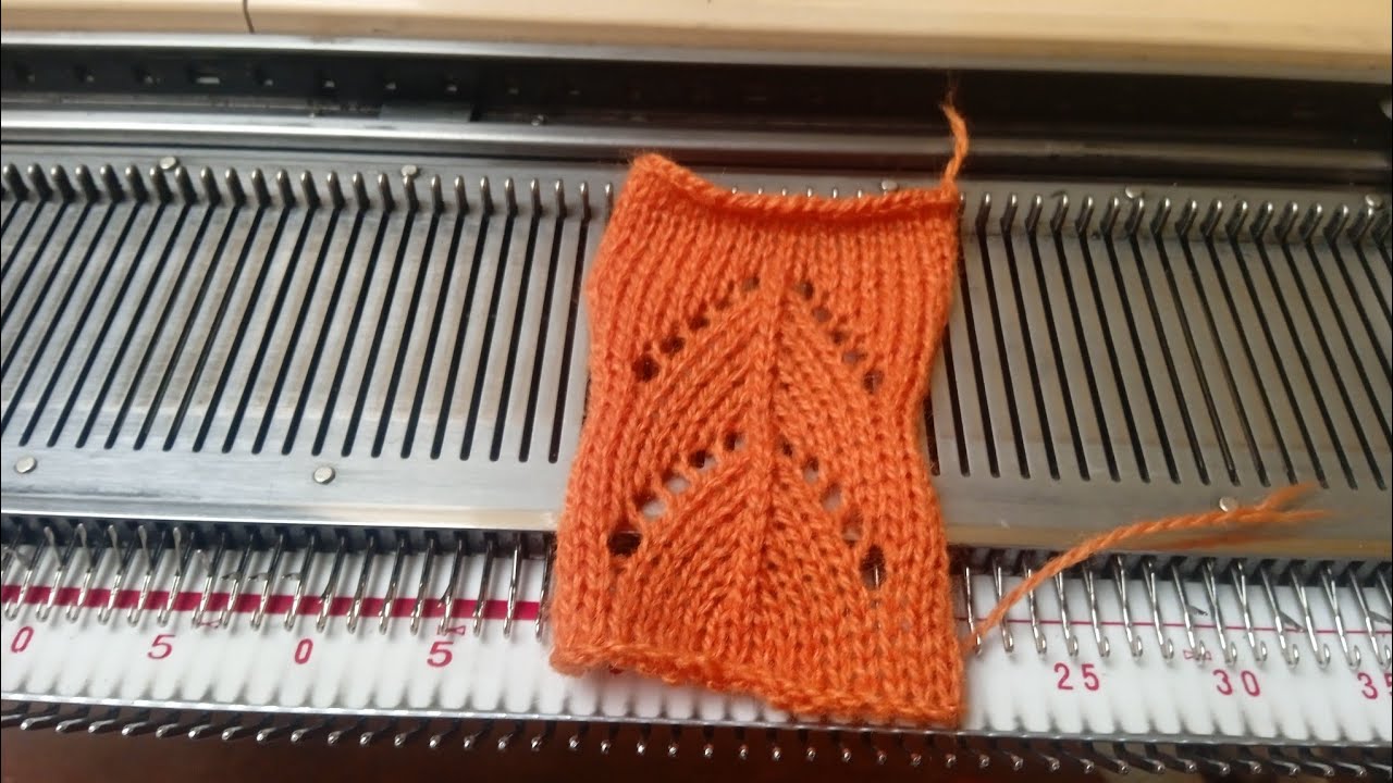 CURSO DE TEJIDO A MÁQUINA N° 19: PUNTO COLA DE PEZ