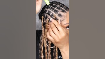 Illusion Boho Braids 🔥 #hairextensions #braids #braidstyles #bohobraids #crochetlocs #eayonhair