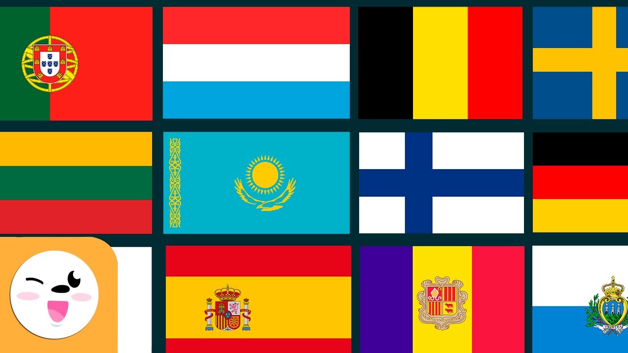 Bandeiras dos países da Europa 