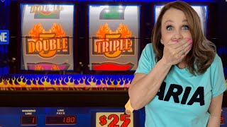 I CALLED IT!!! Lined UP A BIG JACKPOT! 3 Reel Classic Slots in Las Vegas! screenshot 4
