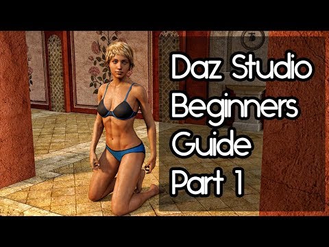 Daz Studio Beginners Tutorial - Part 1