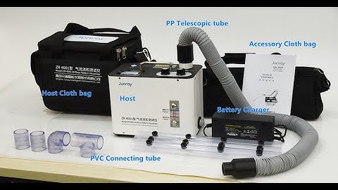 ZR 4001 Airflow Pattern Visualizer（AFPV） Operation video