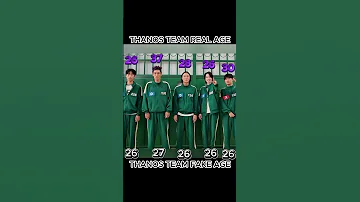 Thanos Team REAL Ages Squid Game Ages Squidgame Shorts Thanos 