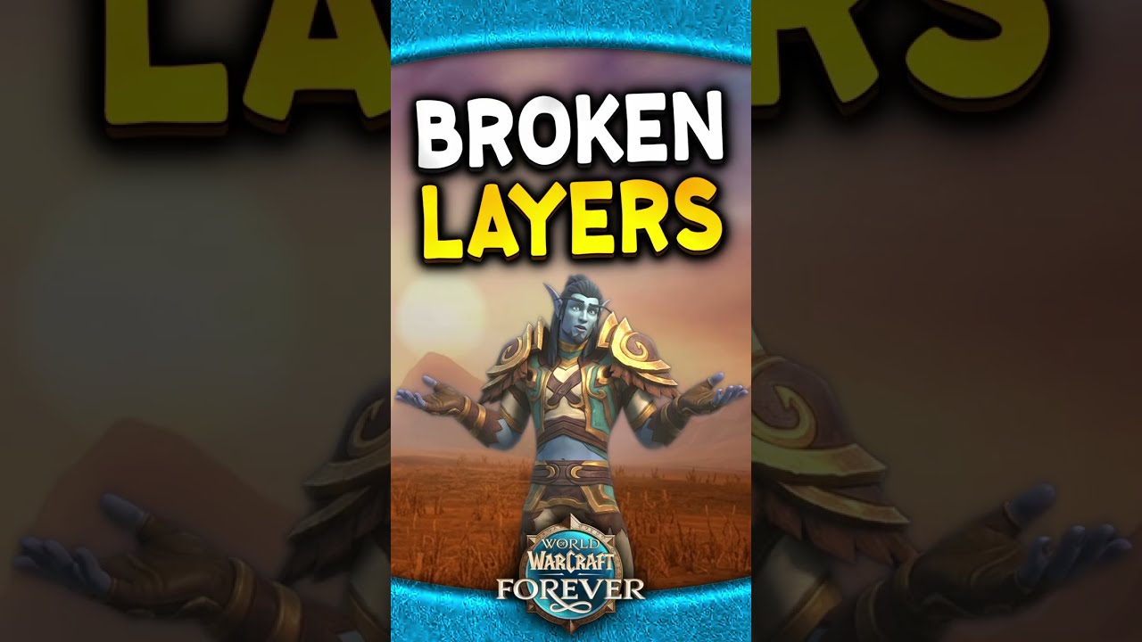 This is a HUGE Problem in WoW Forever