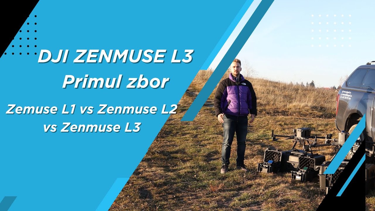 DJI Zenmuse L3 - Primul Zbor - Comparatie Zenmuse L1 vs L2 vs L3 ...