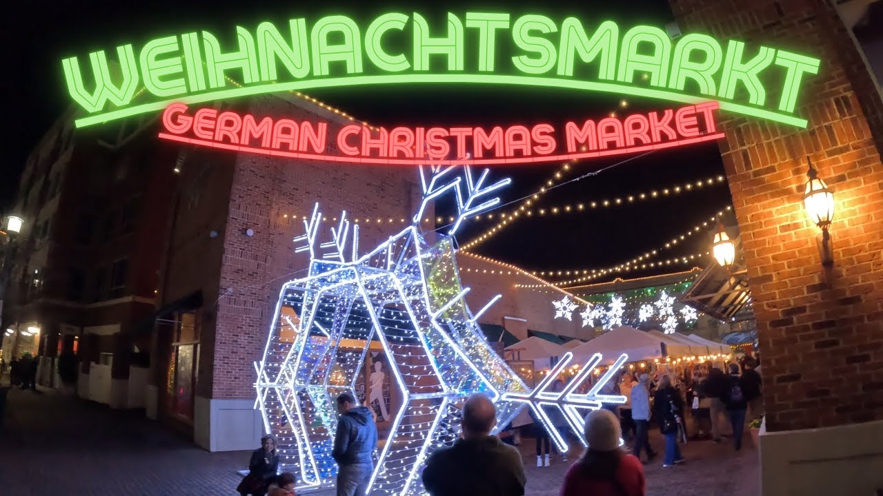 Weihnachtsmarkt German Christmas Market in City Center Newport News 2023