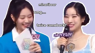 dahyun confirms full twice comeback this year?!